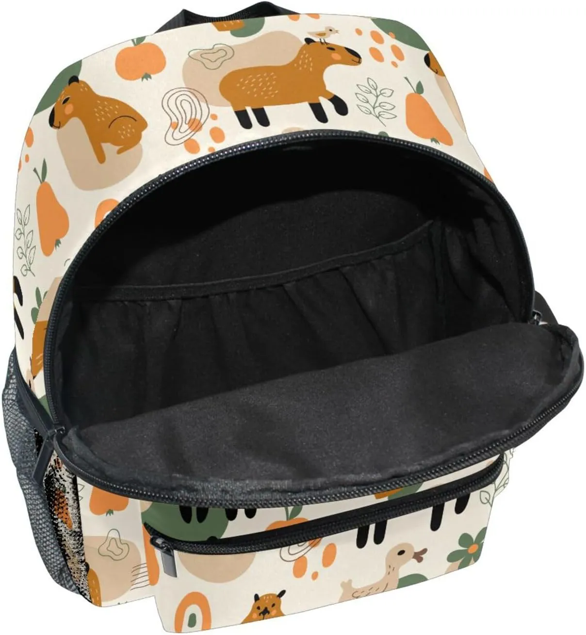 Preschool Backpack Capybara Doodles Toddler School Book Bag for Girls Boys Kids Kindergarten Travel Bag