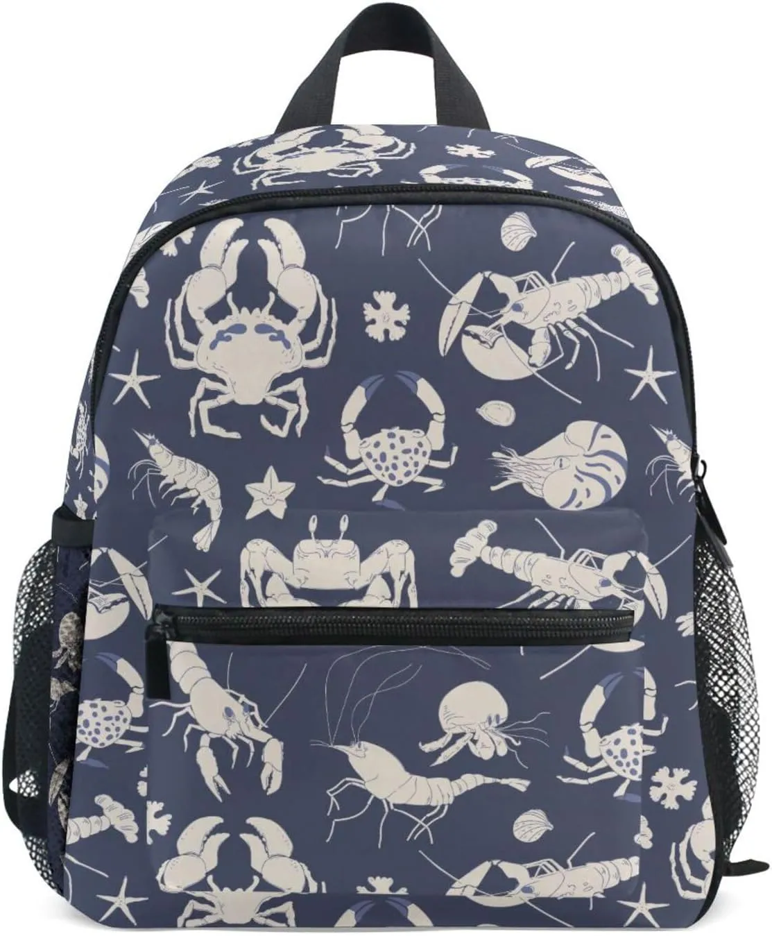 Preschool Backpack Lobsters Crabs Toddler School Book Bag for Girls Boys Kids Kindergarten Travel Bag