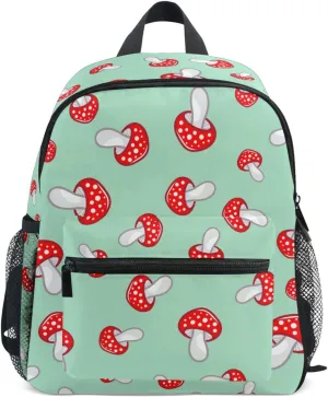 Preschool Backpack Mushroom Cartoon Toddler School Book Bag for Girls Boys Kids Kindergarten Travel Bag