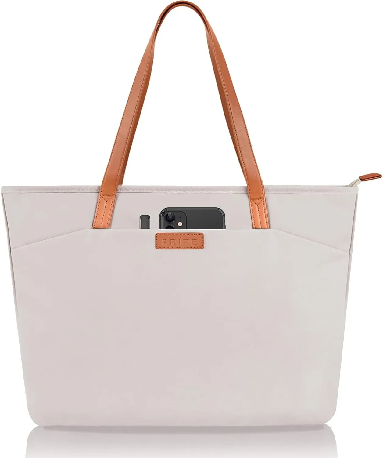 Prite Laptop Tote Bag for Women Shoulder Bag with 16” Computer Compartment for Work Travel