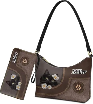 Purse and Wallet Set for Women Lightweight Underarm Purse Hobo Bag Shoulder Bag with Leather Wallet for Women Lady