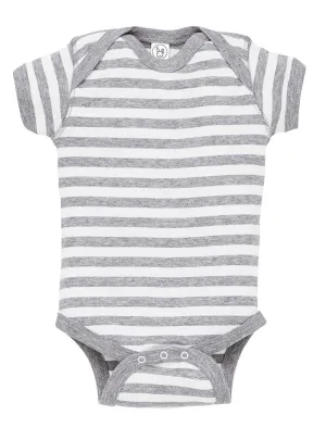 Rabbit Skins Striped Infant Onesie *Personalize It