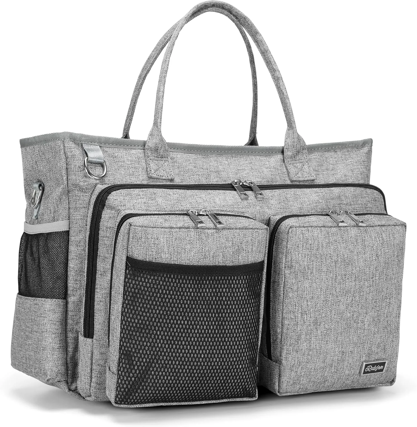 Rabjen Nurse Utility Tote Bag, Laptop Travel Bag for Work Home Care Nurse for adults