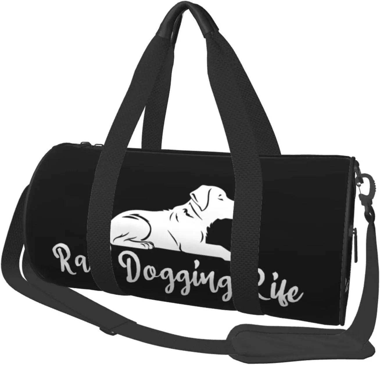 Raw Dogging Life Duffel Bag Gym Bag Travel Sports Tote Large Foldable Beach Swim Yoga6