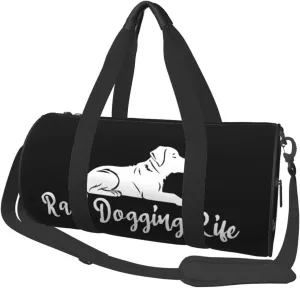 Raw Dogging Life Duffel Bag Gym Bag Travel Sports Tote Large Foldable Beach Swim Yoga6