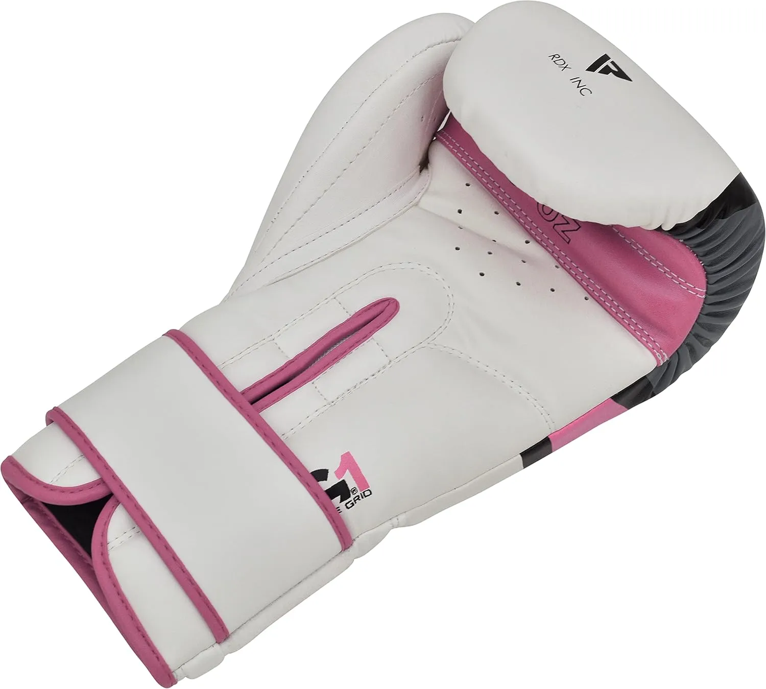 RDX Boxing Gloves EGO, Sparring Muay Thai Kickboxing MMA Heavy Training Mitts, Maya Hide Leather, Ventilated, Long Support, Punching Bag Workout Pads, Men Women Adult 8 10 12 14 16 oz