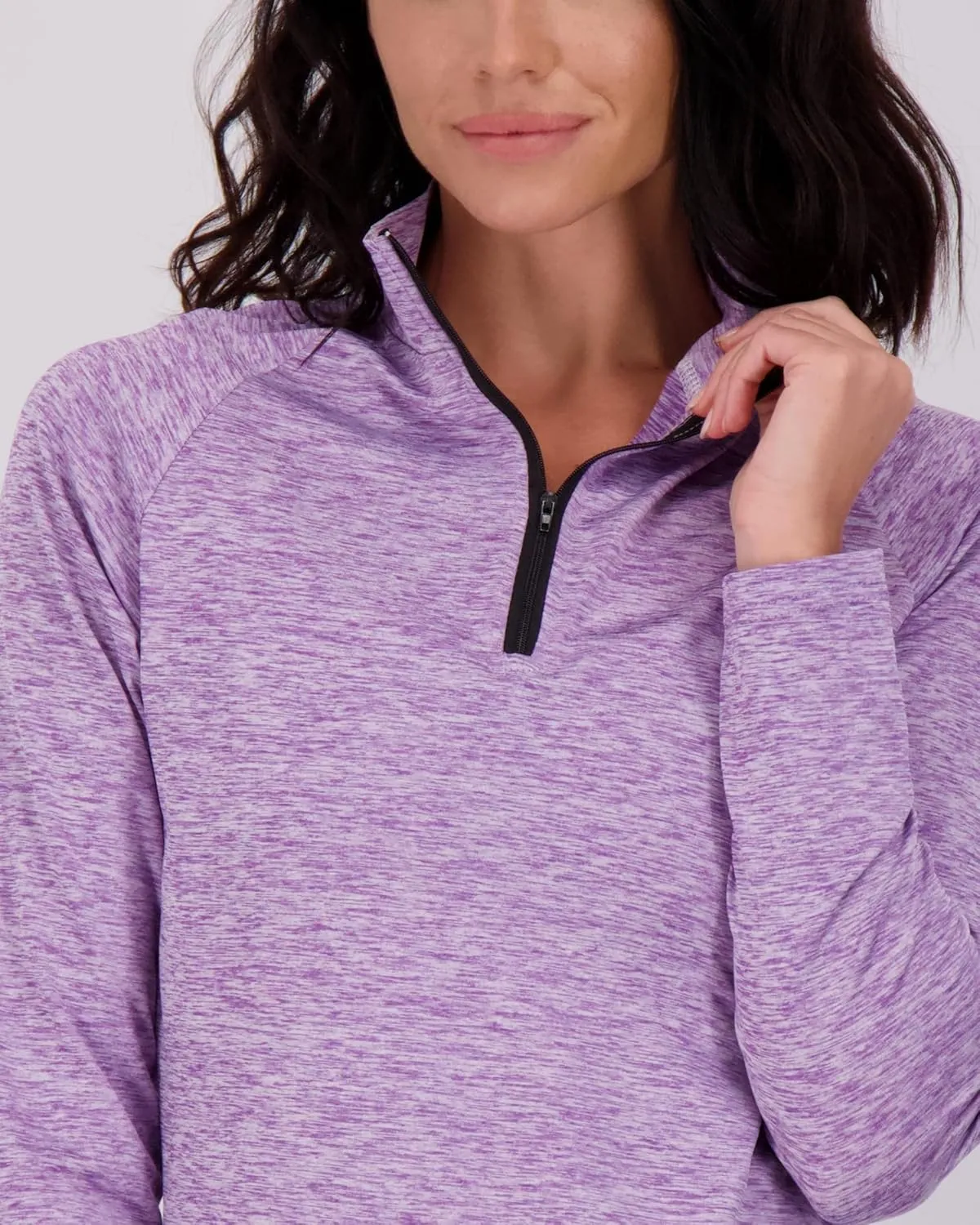 Real Essentials 3 Pack: Womens Dry-Fit Long Sleeve Quarter Zip & Full Zip Up Hoodie Workout Jacket (Available in Plus)