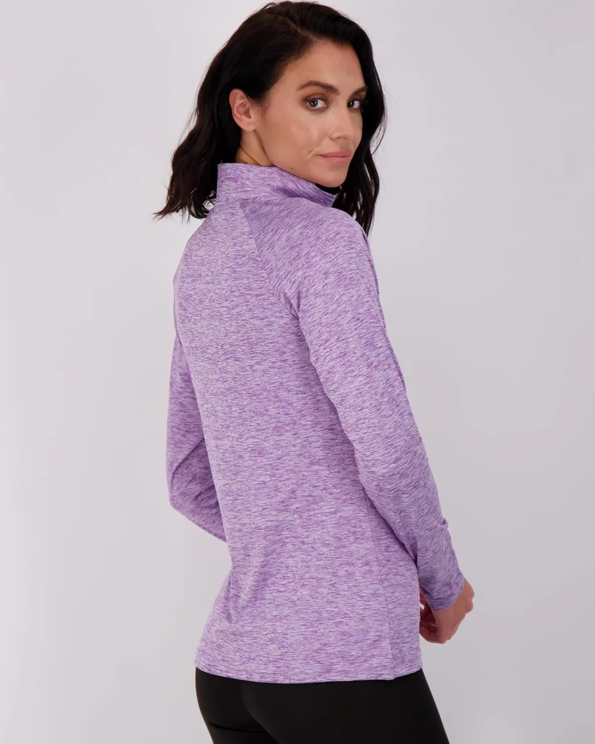 Real Essentials 3 Pack: Womens Dry-Fit Long Sleeve Quarter Zip & Full Zip Up Hoodie Workout Jacket (Available in Plus)