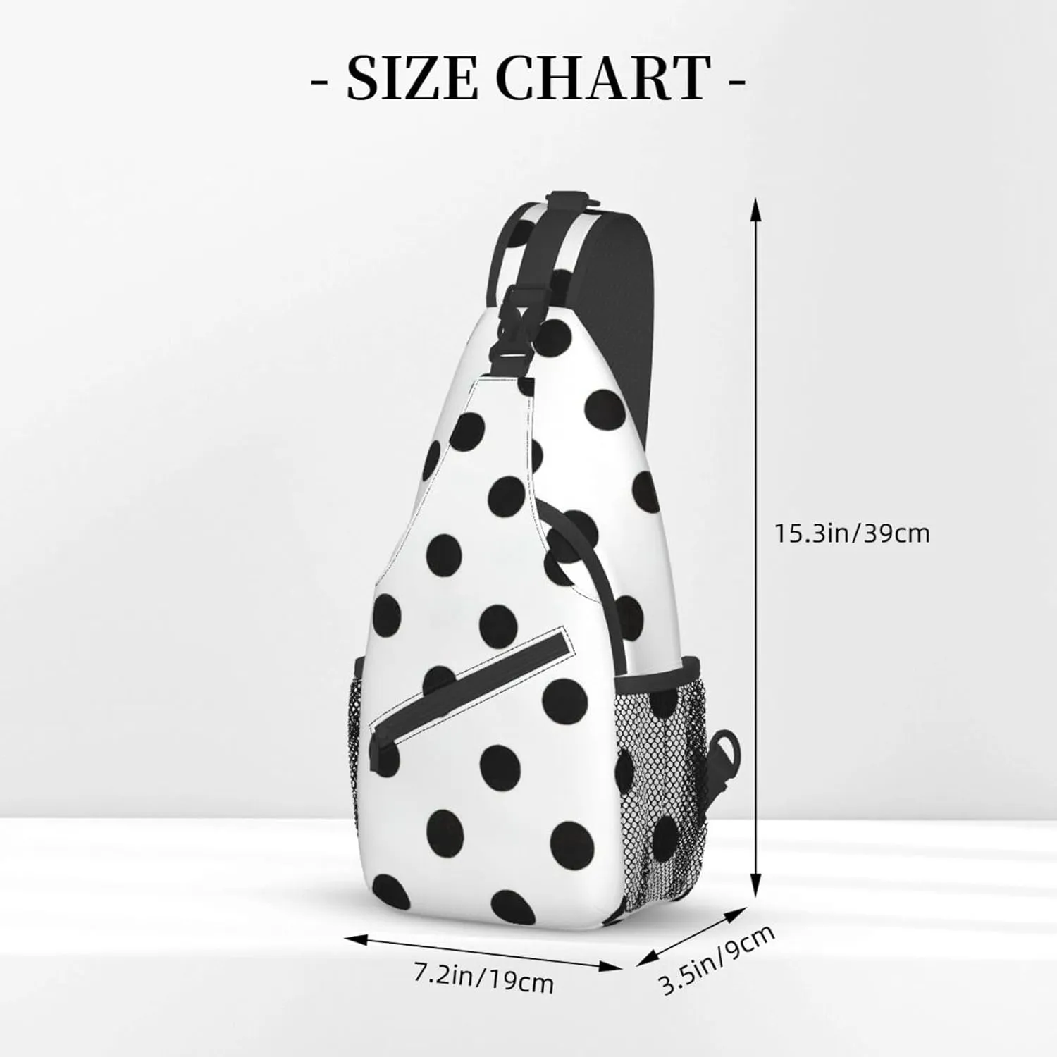 Red And Black Plaid Crossbody Sling Backpack Sling Bag Travel Hiking Chest Bag Daypack For Women Men