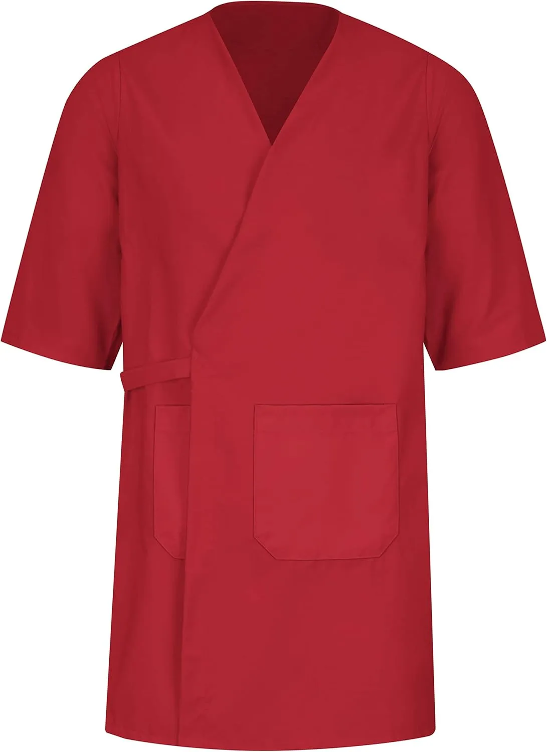 Red Kap Men's RK Collarless Butcher Wrap