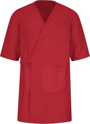 Red Kap Men's RK Collarless Butcher Wrap