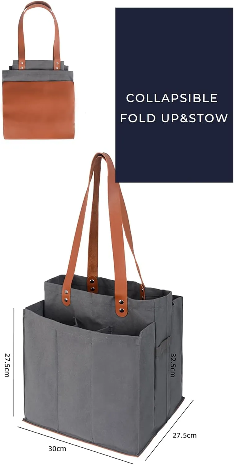 Reusable Grocery Bags for Heavy Duty,Tote Bags Bulk,Foldable Shopping Bags,Utility Multipurpose Tote
