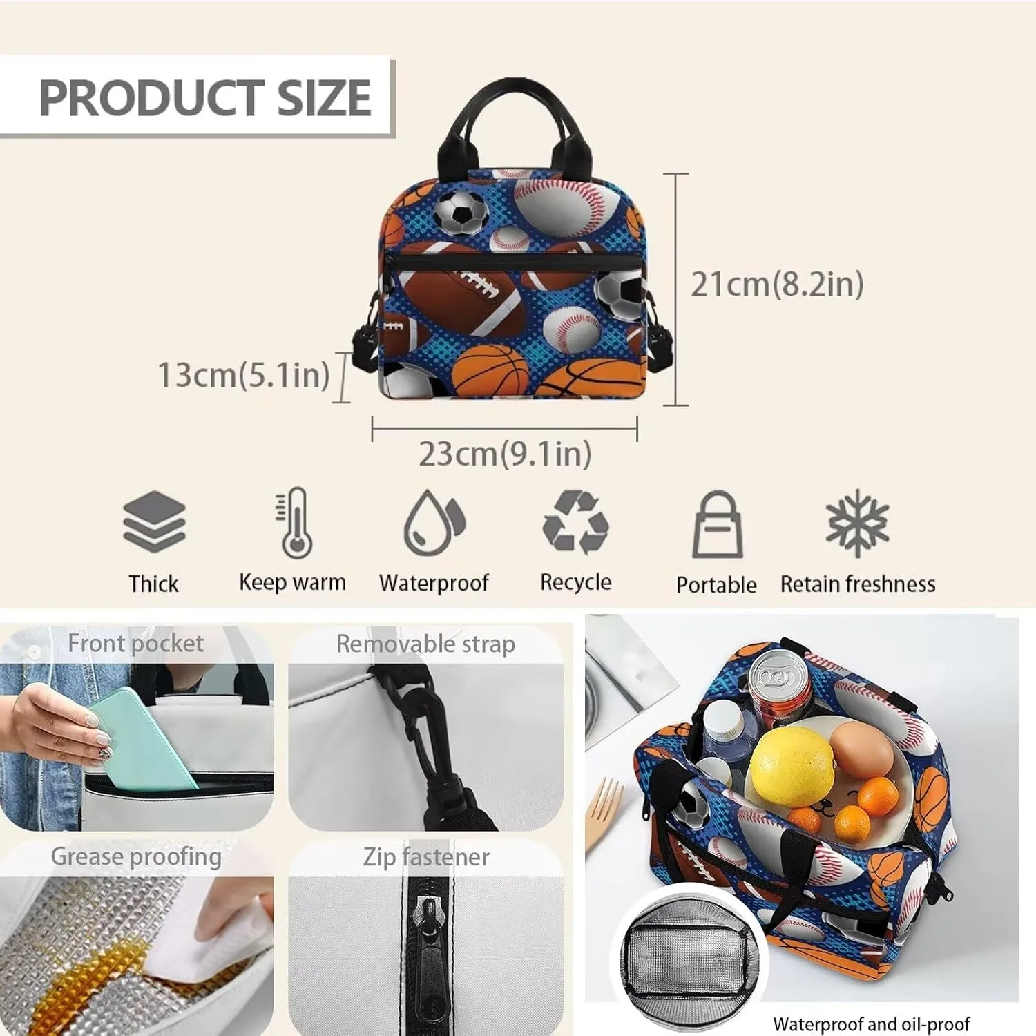 Rnyleeg Cute Rainbow Backpack for Girls Boys Preschool Elementary Bookbag Floral Frog Schoolbag and Lunch Bag Pencil Holder Set