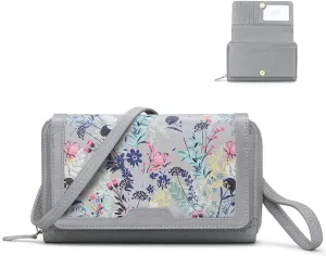 RONSIN Crossbody Bag for Women Wristlet Wallets with RFID Card Small Clutch Purses for Party Prom