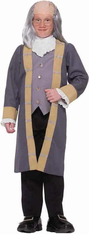 Rubies Child's Forum Classic Ben Franklin Costume, Medium for Themed Parties and Halloween