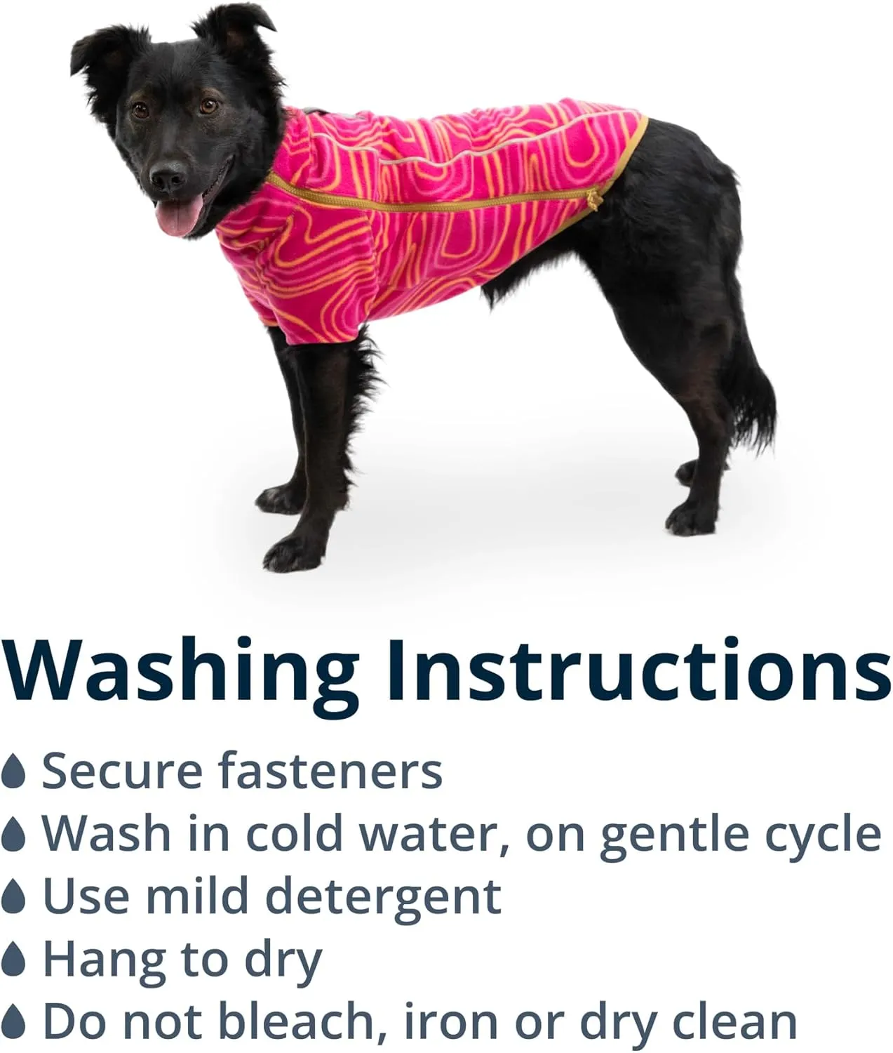 Ruffwear, Climate Changer Quick Drying, Breathable Fleece Jacket for Dogs, Blue Jay, Large
