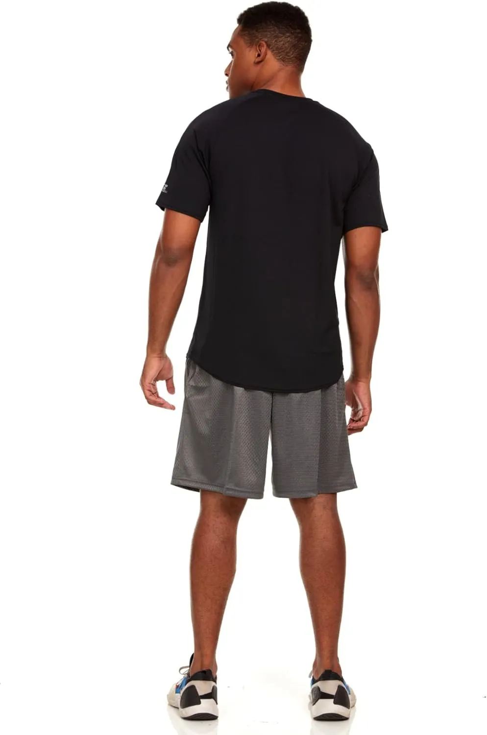 Russell Athletic Men's Active Athletic Dri-Power Loose Fit Short Sleeve Performance T-Shirt Crew Neck Relaxed Fit