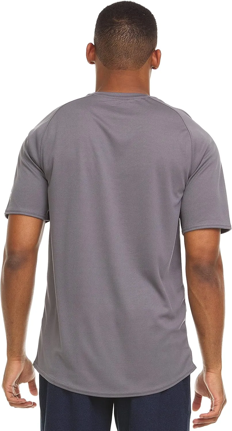 Russell Athletic Men's Active Athletic Dri-Power Loose Fit Short Sleeve Performance T-Shirt Crew Neck Relaxed Fit