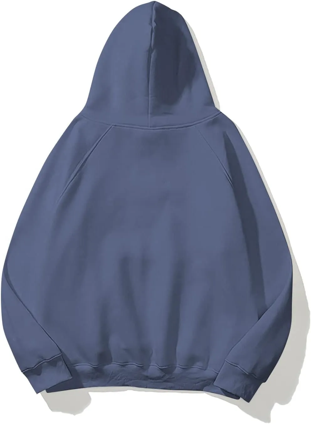 SAFRISIOR Oversized Hoodies for Women and Men Couples Fleece Basic Solid Hooded Sweatshirt Pullover Jackets
