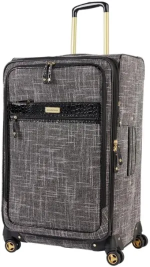 Samantha Brown Vintage Tweed 26" Spinner (Black)