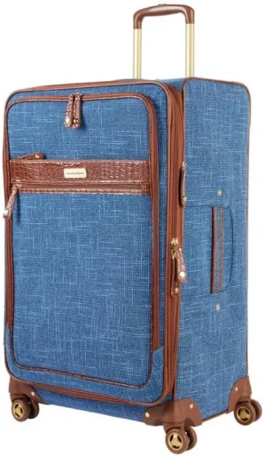 Samantha Brown Vintage Tweed 30" Spinner (Blue)