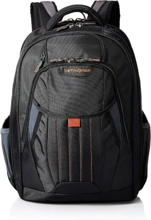 Samsonite Tectonic 2 Large Backpack, Black/Orange, 18 x 13.3 x 8.6