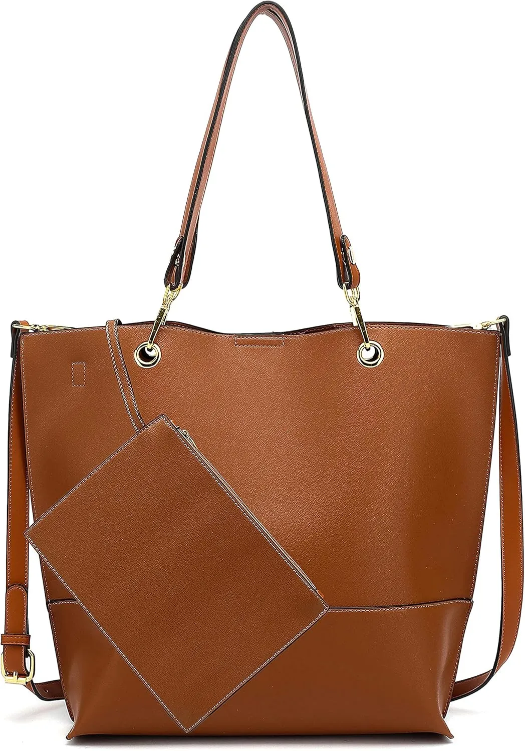 Scarleton Women's Faux Leather Purses and Handbags, Shoulder Bag, Top Handle Satchel, Hobo Bag with Pouch, H1035