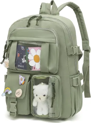 School Backpack for Girls Teen, Middle School Bookbags Elementary High School, Cute Kids Backpack, Laptop Backpack For College Women Middle High School Teen Girls Bookbag Travel Daypack