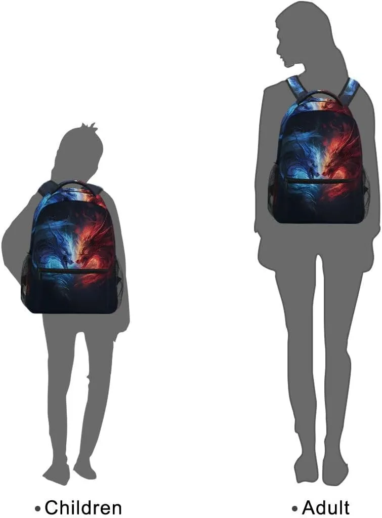 School Backpack Stylish Bookbag for Boys Girls Elementary School Casual Travel Bag Computer Laptop Daypack