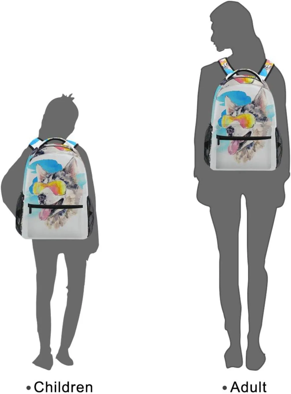 School Backpack Stylish Bookbag for Boys Girls Elementary School Casual Travel Bag Computer Laptop Daypack