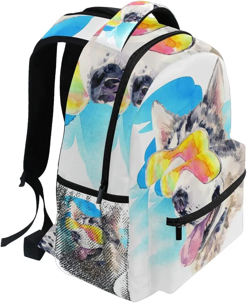 School Backpack Stylish Bookbag for Boys Girls Elementary School Casual Travel Bag Computer Laptop Daypack