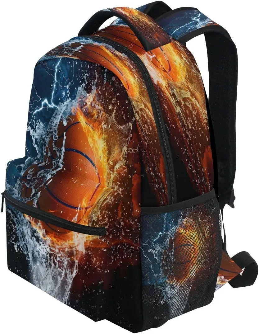 School Backpacks Flower Horse Student Backpack Big For Girls Kids Elementary School Shoulder Bag Bookbag