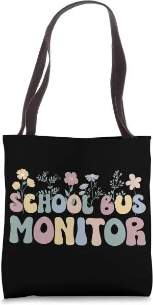 School Bus Monitor Appreciation Bus Monitor Tote Bag