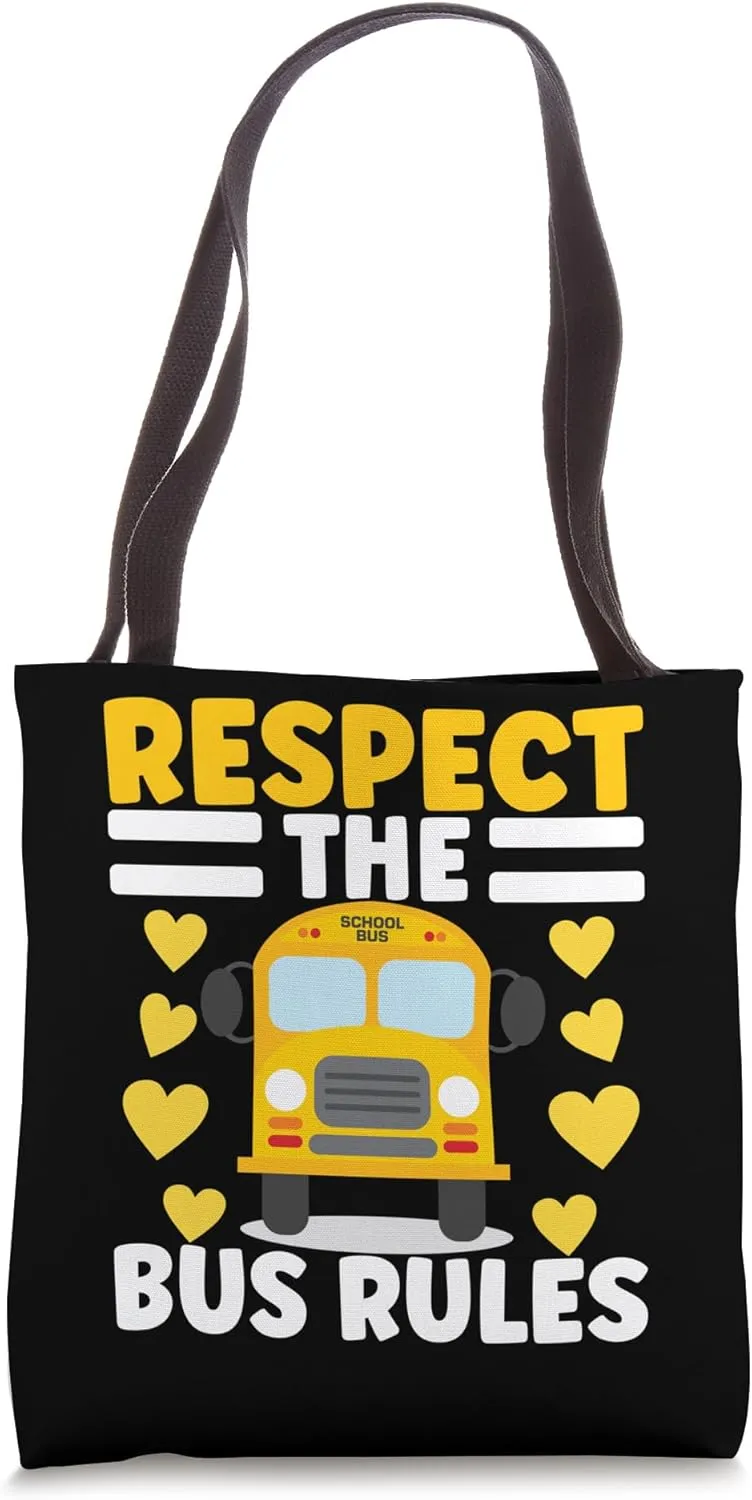 School Bus Monitor Bus Aide Attendant Tote Bag
