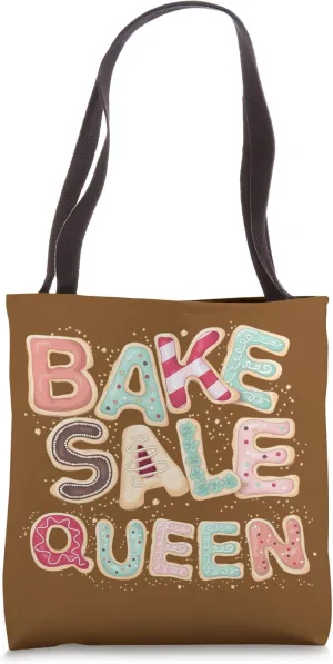 School Cookies Cupcake Bake Sale Queen Tote Bag