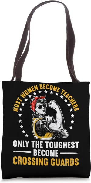 School Crossing Guard Tote Bag