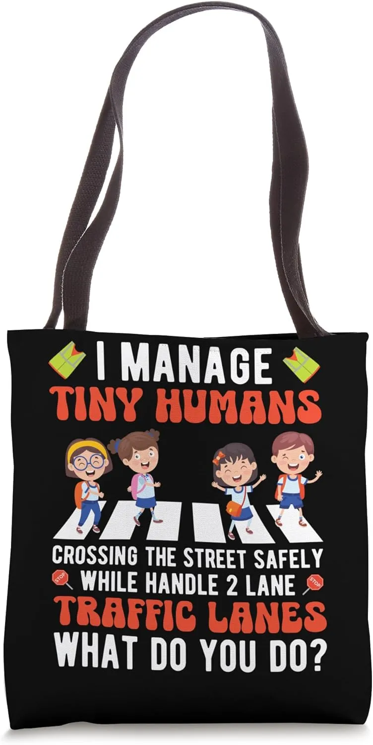 School Crossing Guard Tote Bag