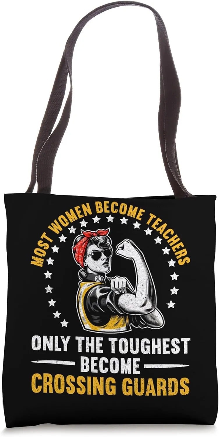 School Crossing Guard Tote Bag