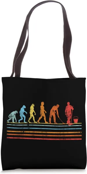 School Custodian Janitor Evolution Tote Bag