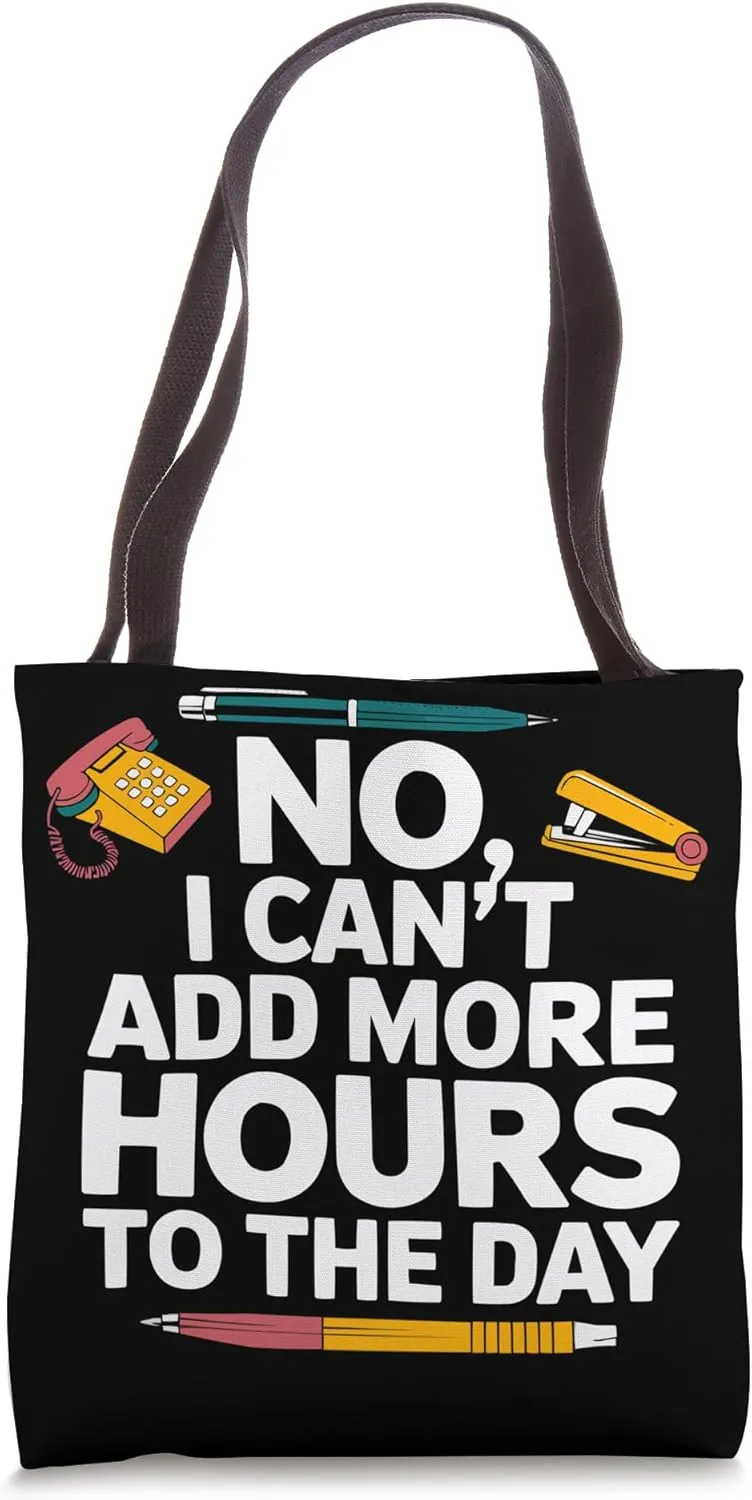 School Secretary Girl Attendance Job Profession Tote Bag