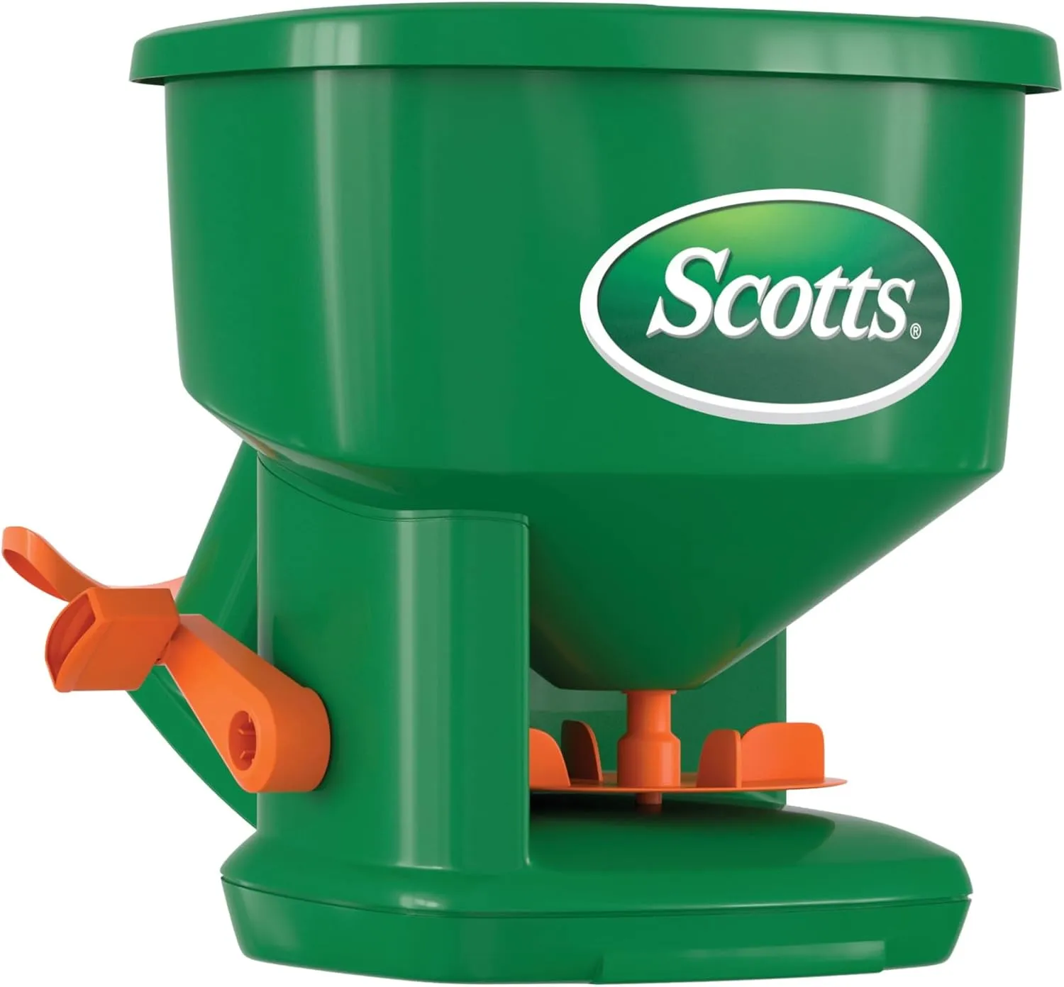 Scotts Whirl Hand-Powered Spreader for Grass Seed, Fertilizer, Salt, Ice Melt, Handheld Spreader Holds up to 1,500 sq. ft. Product