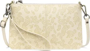 SENDEFN Leather Wristlet Clutch Small Women Crossbody Shoulder Bag Wallet Purses RIFD Card Slots