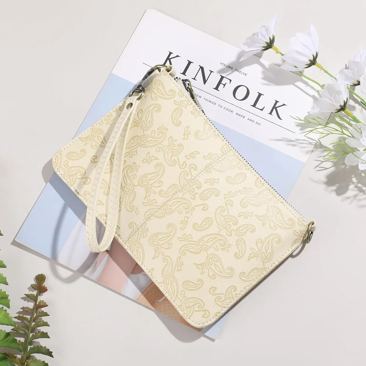 SENDEFN Leather Wristlet Clutch Small Women Crossbody Shoulder Bag Wallet Purses RIFD Card Slots