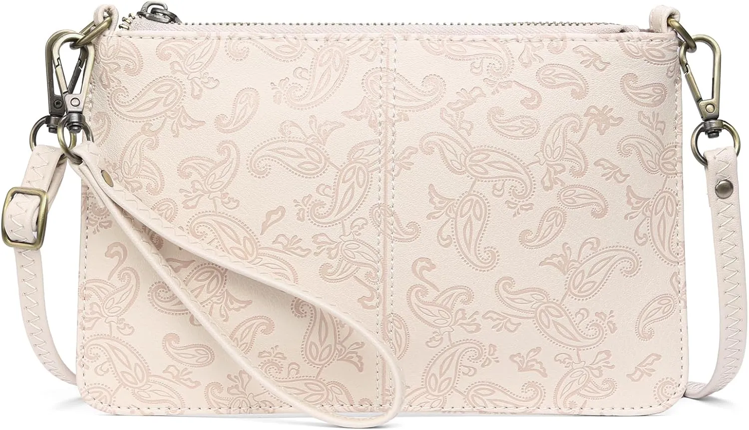 SENDEFN Leather Wristlet Clutch Small Women Crossbody Shoulder Bag Wallet Purses RIFD Card Slots