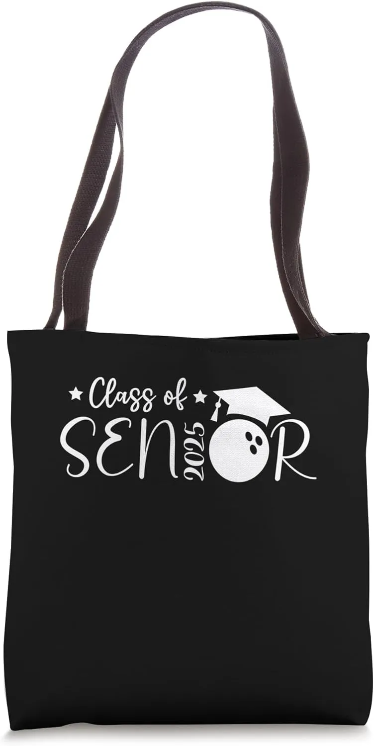 Senior 2025 Bowling Player Class Of 2025 Graduation Seniors Tote Bag