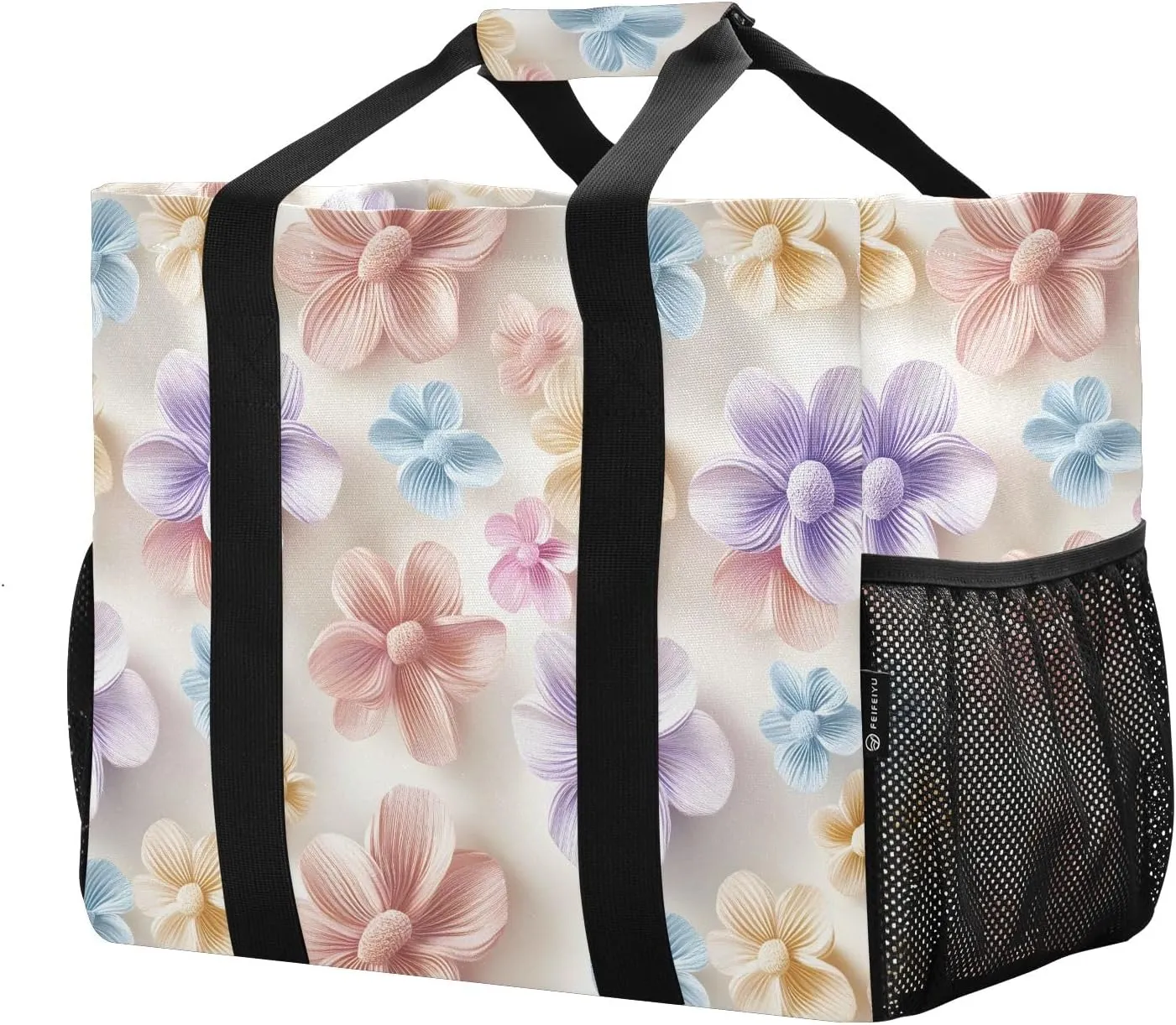 senya Women's Handbag Large Beach Tote Bag Zippered Handbag Quilted Shoulder Bag for Travel Work Gym