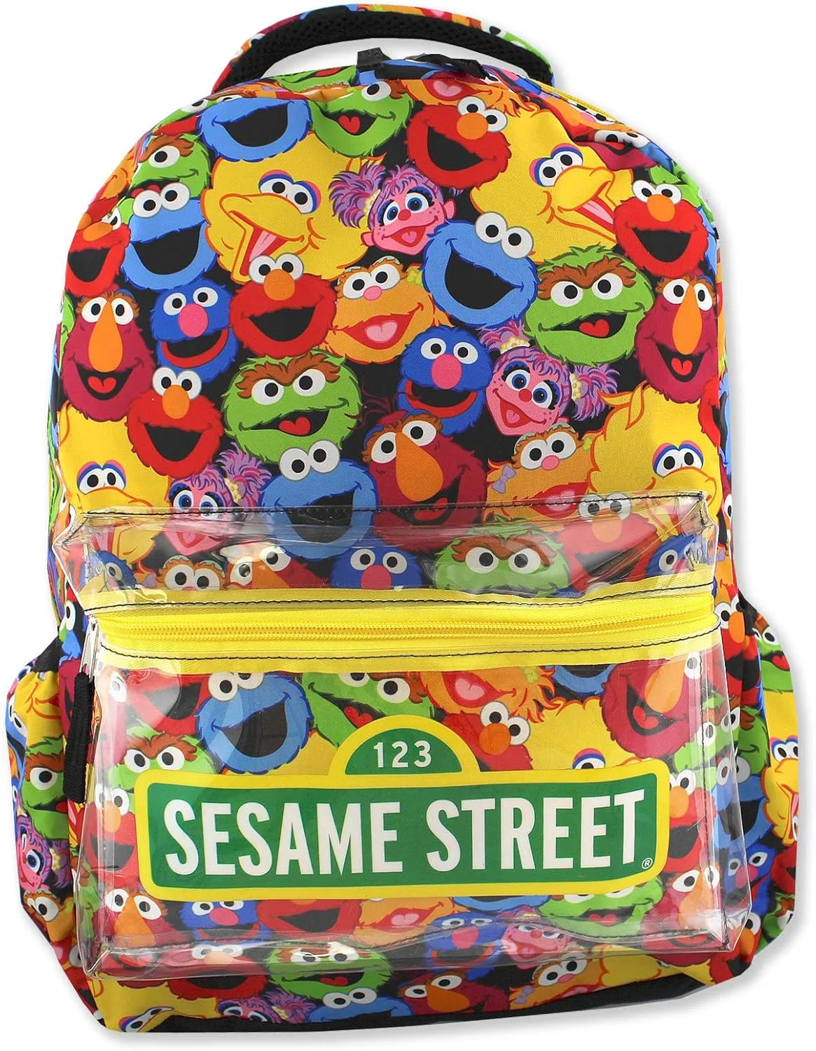 Sesame Street Gang Elmo Boys Girls Toddler 16 inch School Backpack (One Size, Multicolor)