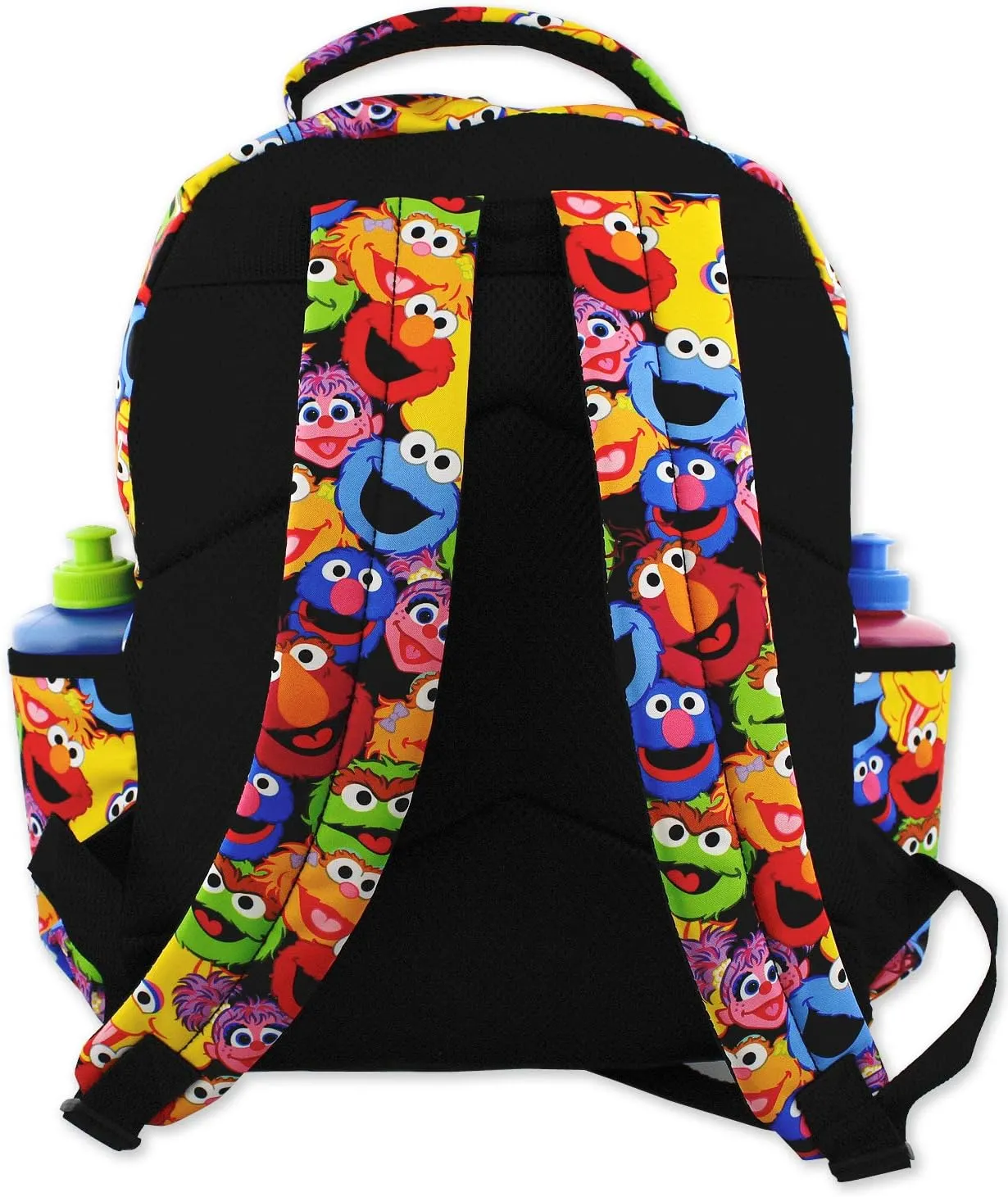 Sesame Street Gang Elmo Boys Girls Toddler 16 inch School Backpack (One Size, Multicolor)