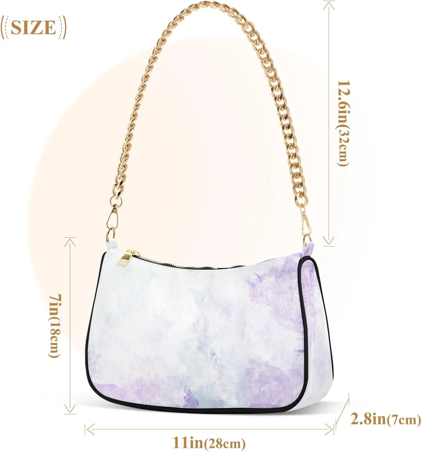 Shoulder Purses for Women Wedding Purses Cocktail Prom Handbag with Chain Strap Multicolor 1