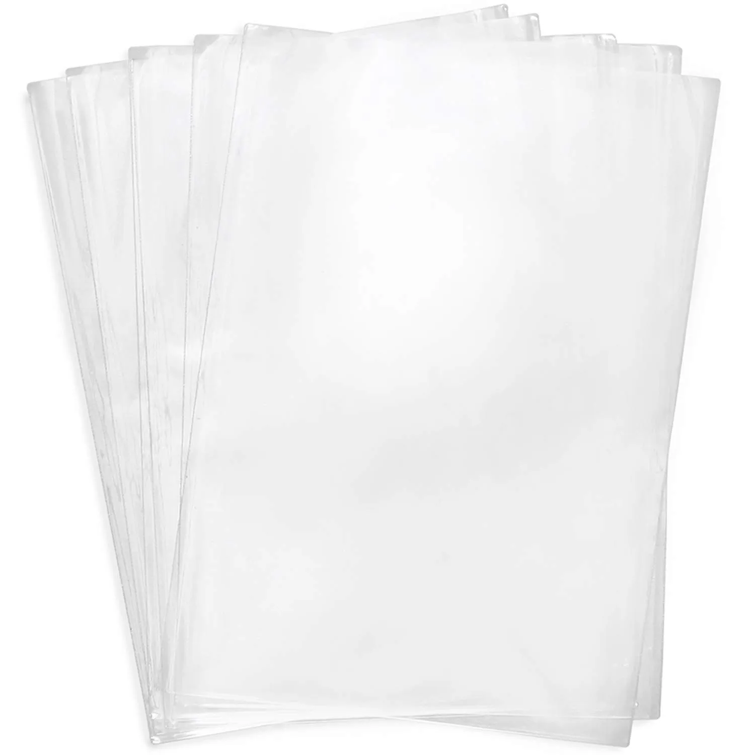 Shrink Wrap Bags,100 Pcs 9x14 Inches Clear PVC Heat Shrink Wrap for Packagaing Soap,Bath Bombs,Candles, Jars and Homemade DIY Projects